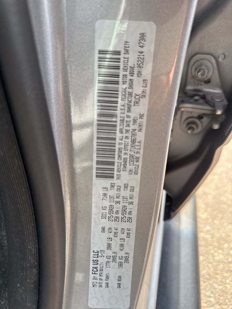 2019 RAM 1500 Laramie