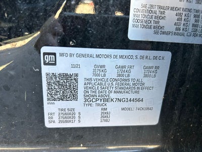 2022 Chevrolet Silverado 1500 LTD Custom